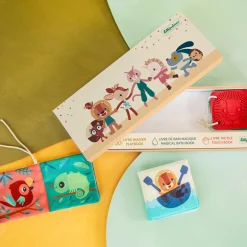 Lilliputiens                    Set de naissance 3 Livres Sensoriels Jungle    Multicolore            03 mois