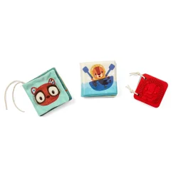 Lilliputiens                    Set de naissance 3 Livres Sensoriels Jungle    Multicolore            03 mois