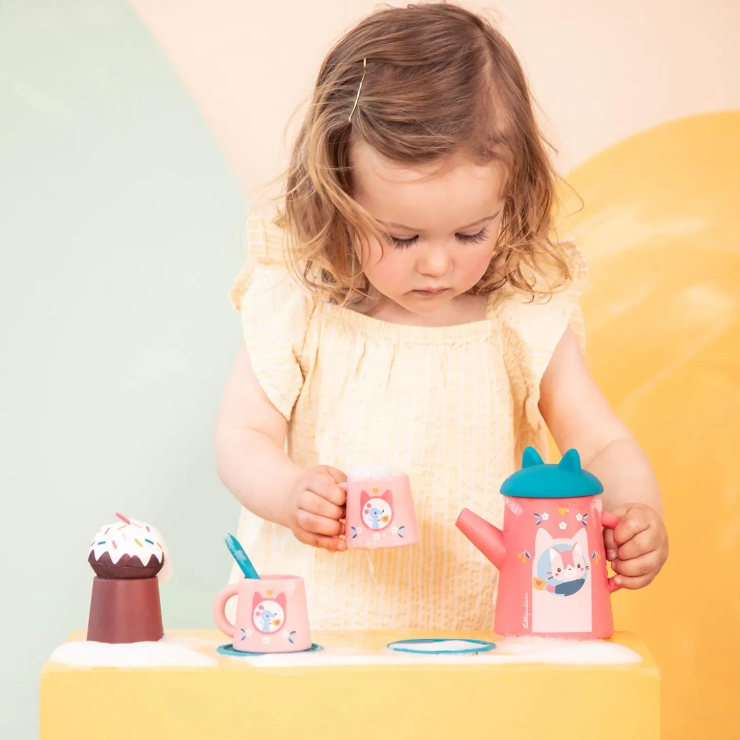 Lilliputiens Set de The Pour Le Bain Jeanne Rose 18 mois