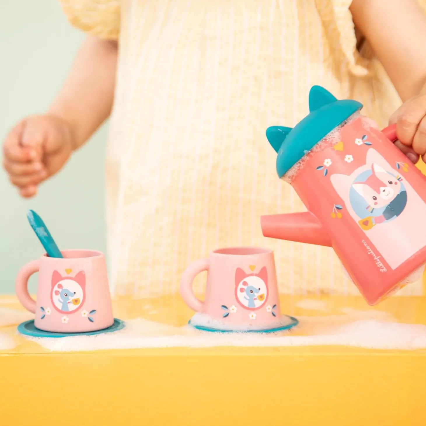 Lilliputiens Set de The Pour Le Bain Jeanne Rose 18 mois