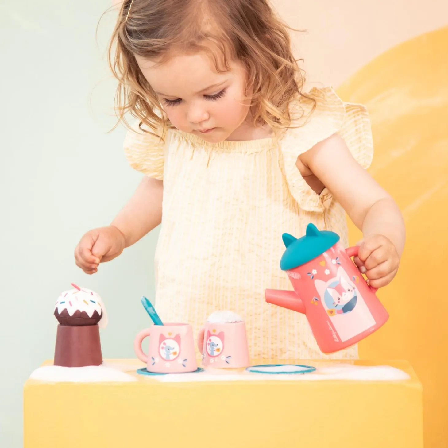 Lilliputiens Set de The Pour Le Bain Jeanne Rose 18 mois