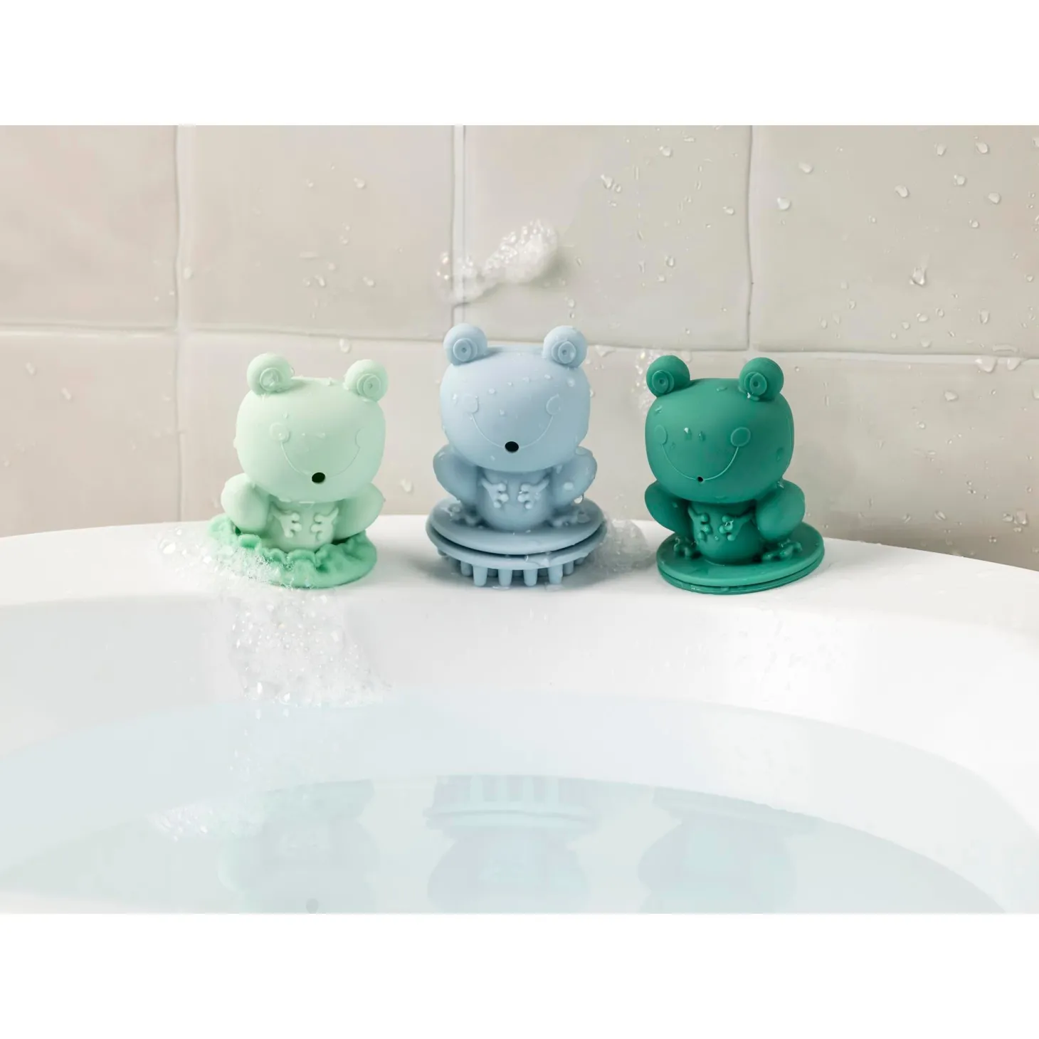 Lilliputiens Set Grenouilles de Bain Vert