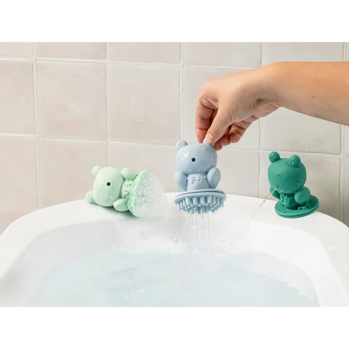 Lilliputiens Set Grenouilles de Bain Vert