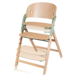 Lionelo Chaise haute Megan Green Wood