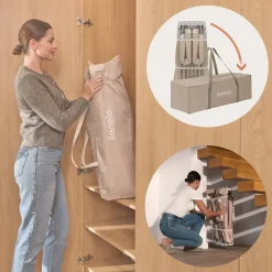 Lionelo Parc bébé Florence Easy Fold Beige Sand du nouveau-né à 4 ans