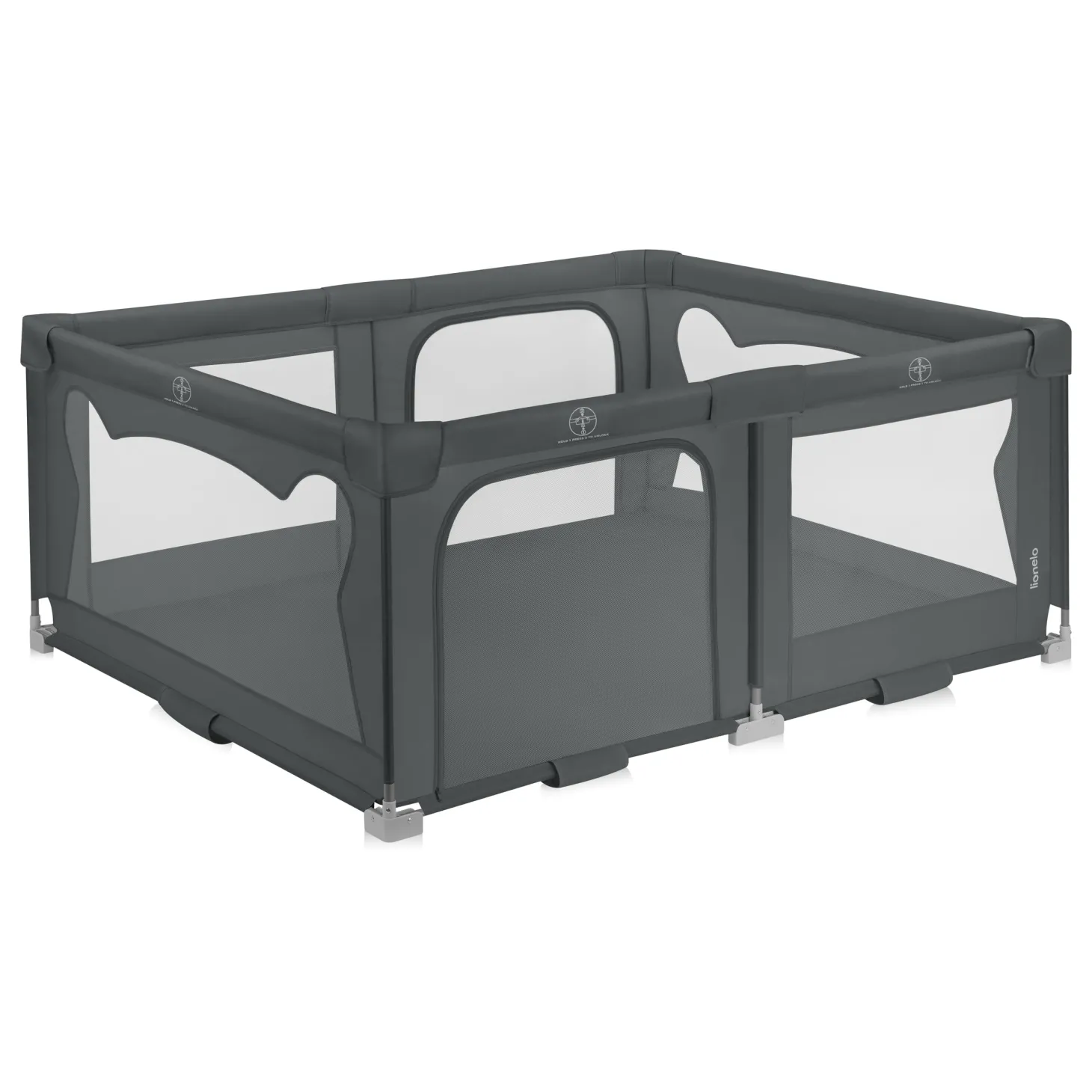 Lionelo Parc bébé Florence Easy Fold Grey Graphite