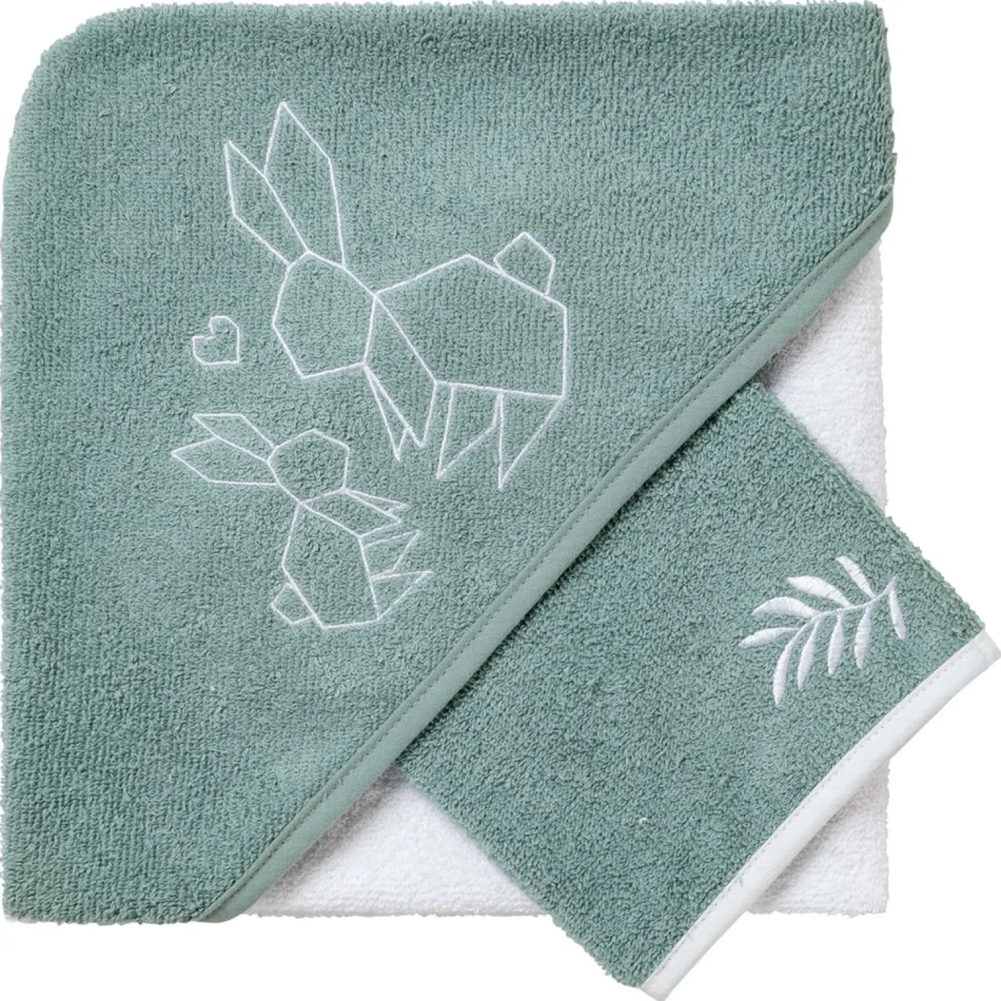 Little Band Cape de bain avec gant Day Break 70x70 cm