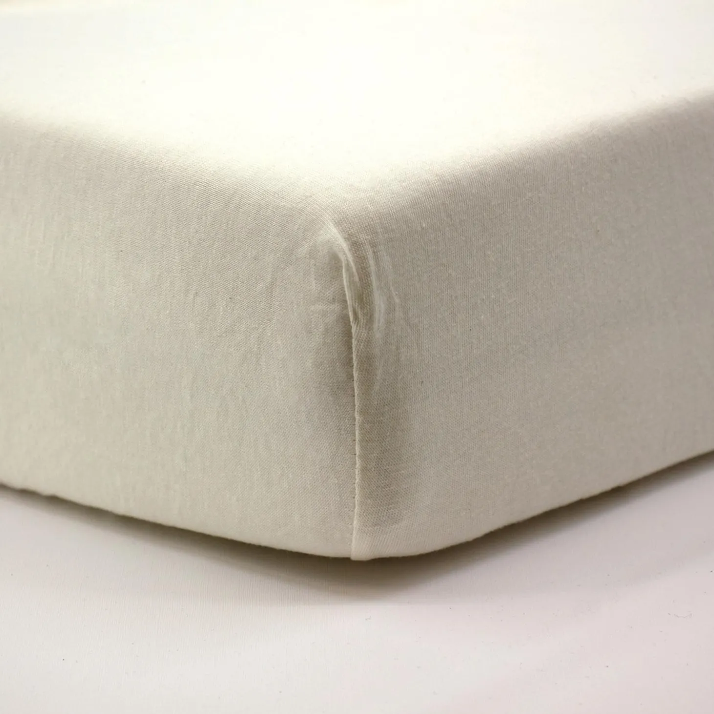 Little Band Drap Housse Jersey Ecru 70x140 cm