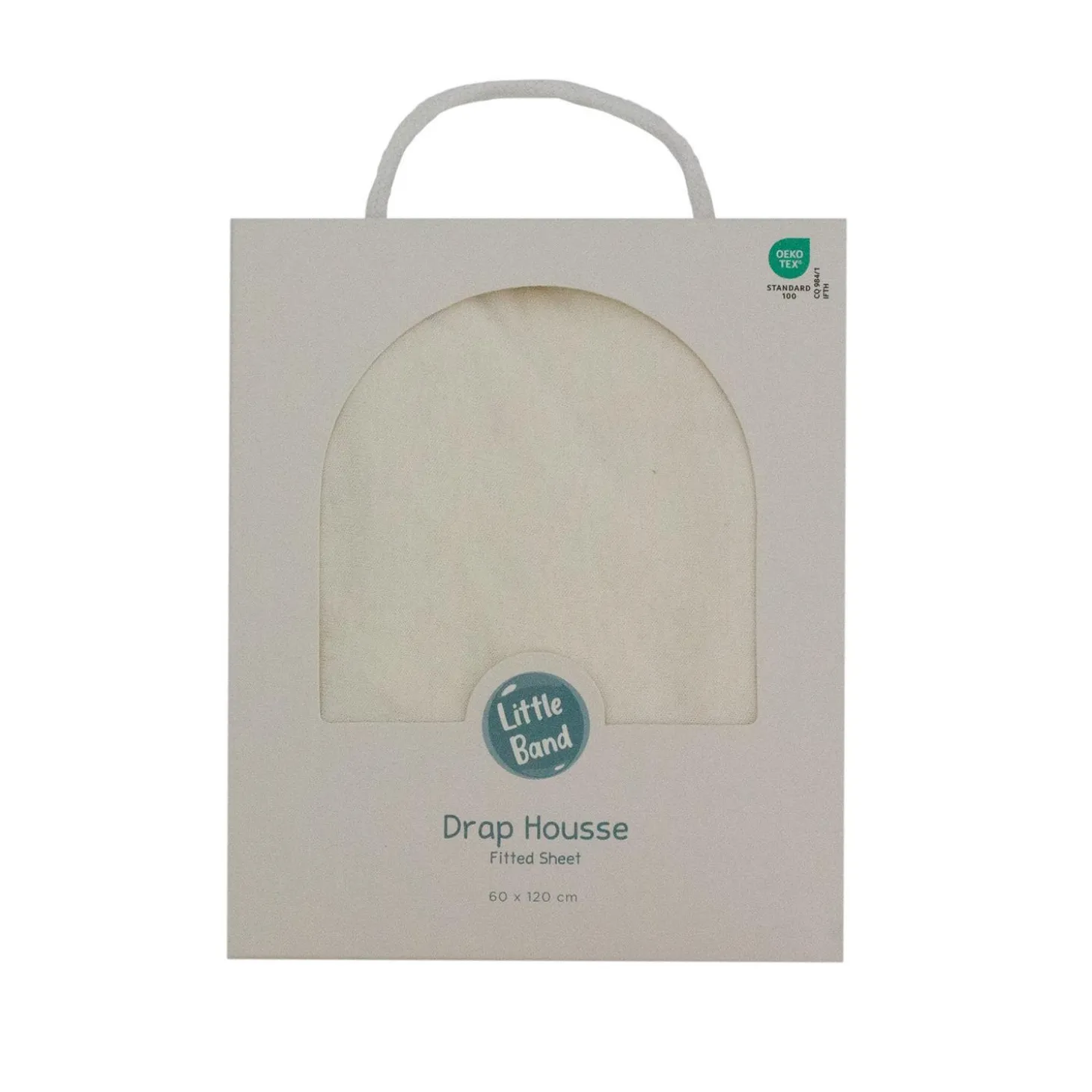 Little Band Drap Housse Jersey Blanc