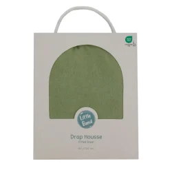 Little Band                    Drap Housse Jersey     Vert Mousse