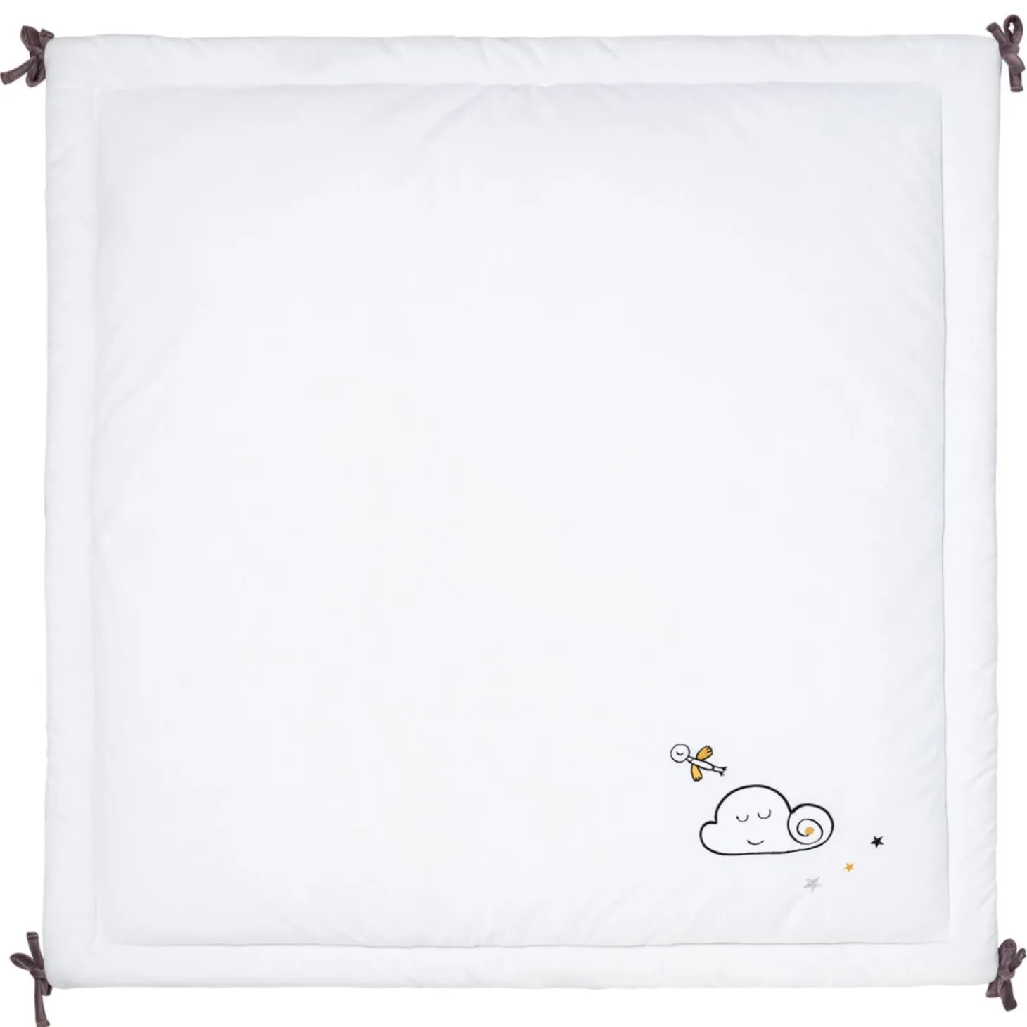 Little Band Tapis de Parc Etoiles Filantes 100x100 cm