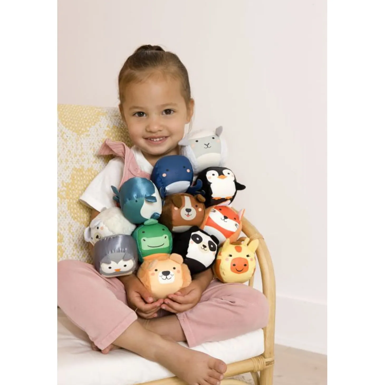 Little big friends 4 balles doudous Les Dooballs Ferme