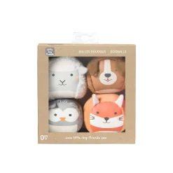 Little big friends 4 balles doudous Les Dooballs Ferme