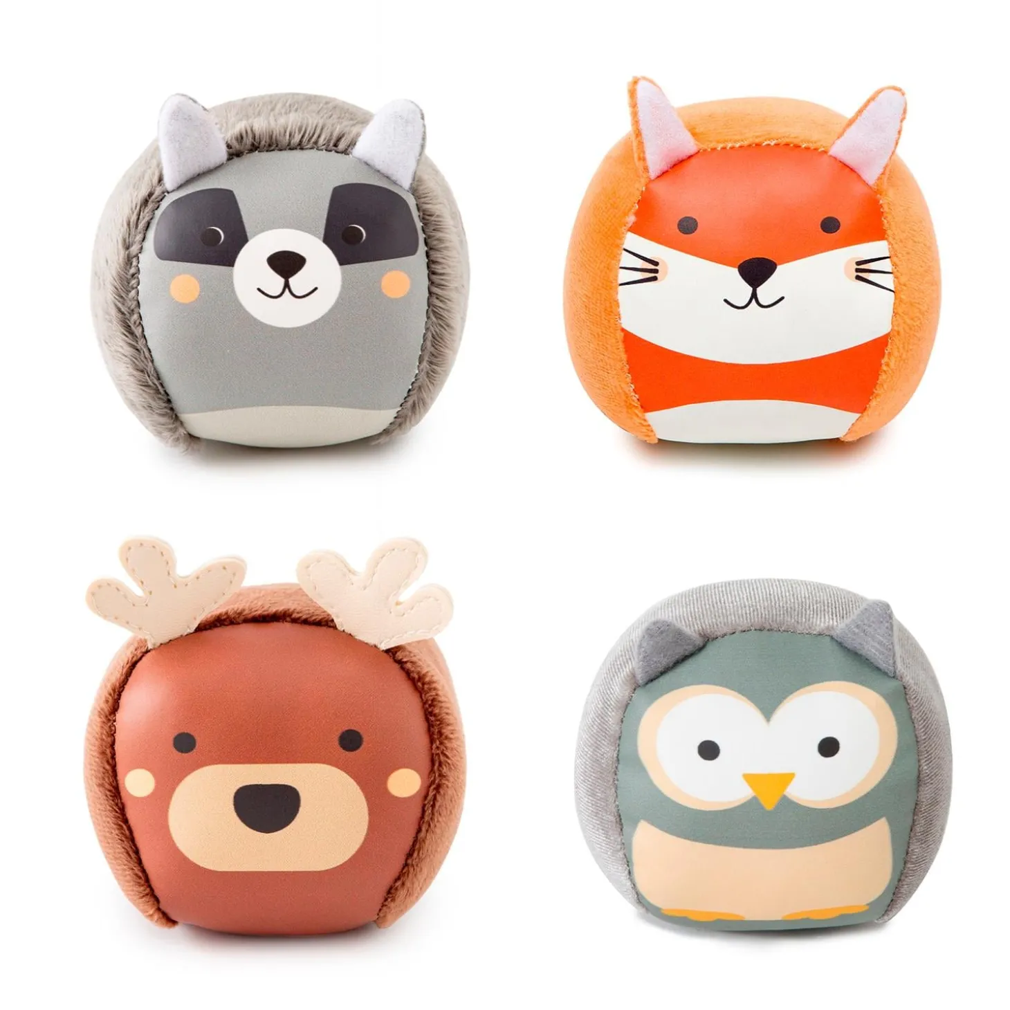 Little big friends 4 balles doudous les Dooballs Forêt