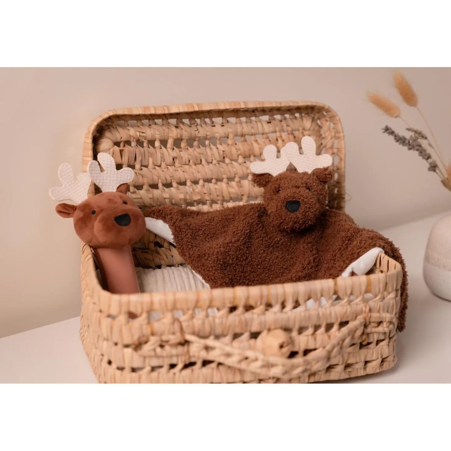 Little big friends Doudou Bruce l'Elan Multicolore