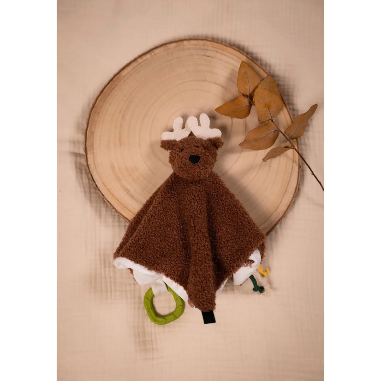 Little big friends Doudou Bruce l'Elan Multicolore