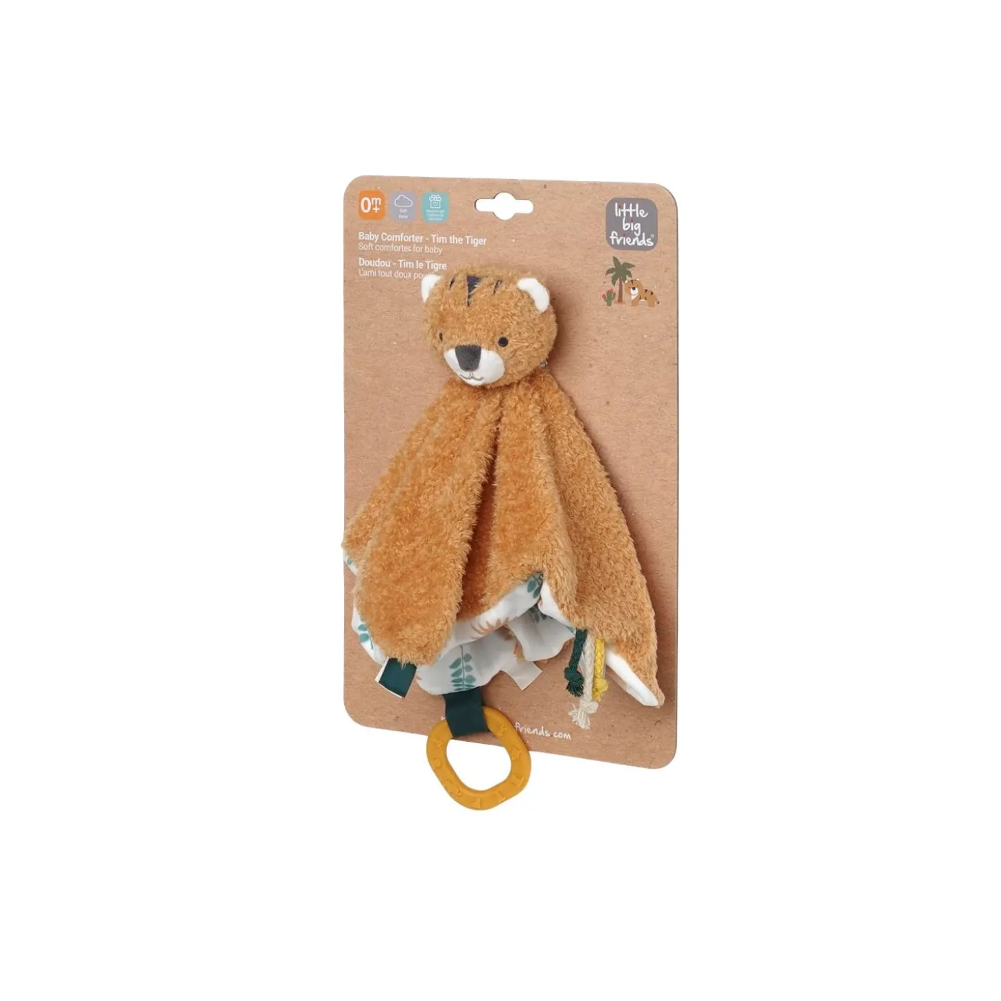 Little big friends Doudou Tim le Tigre Multicolore