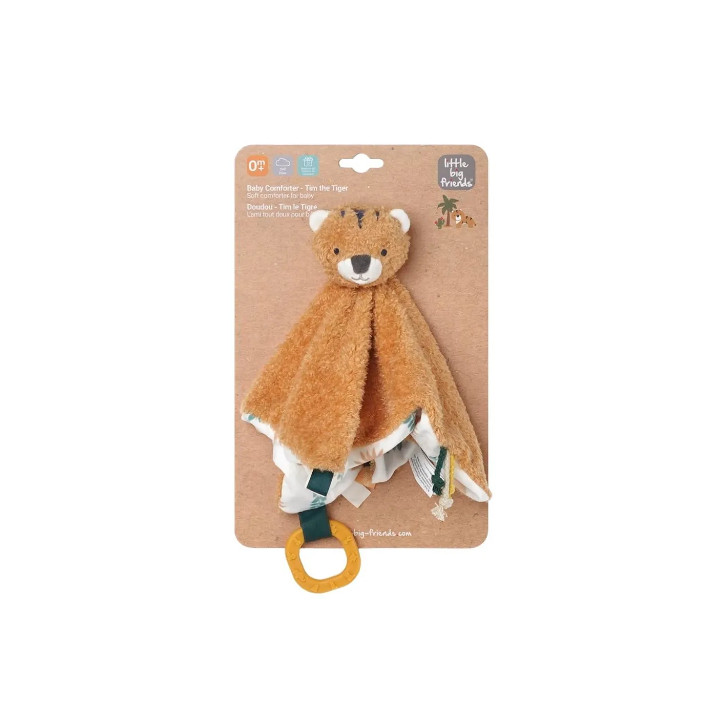 Little big friends Doudou Tim le Tigre Multicolore
