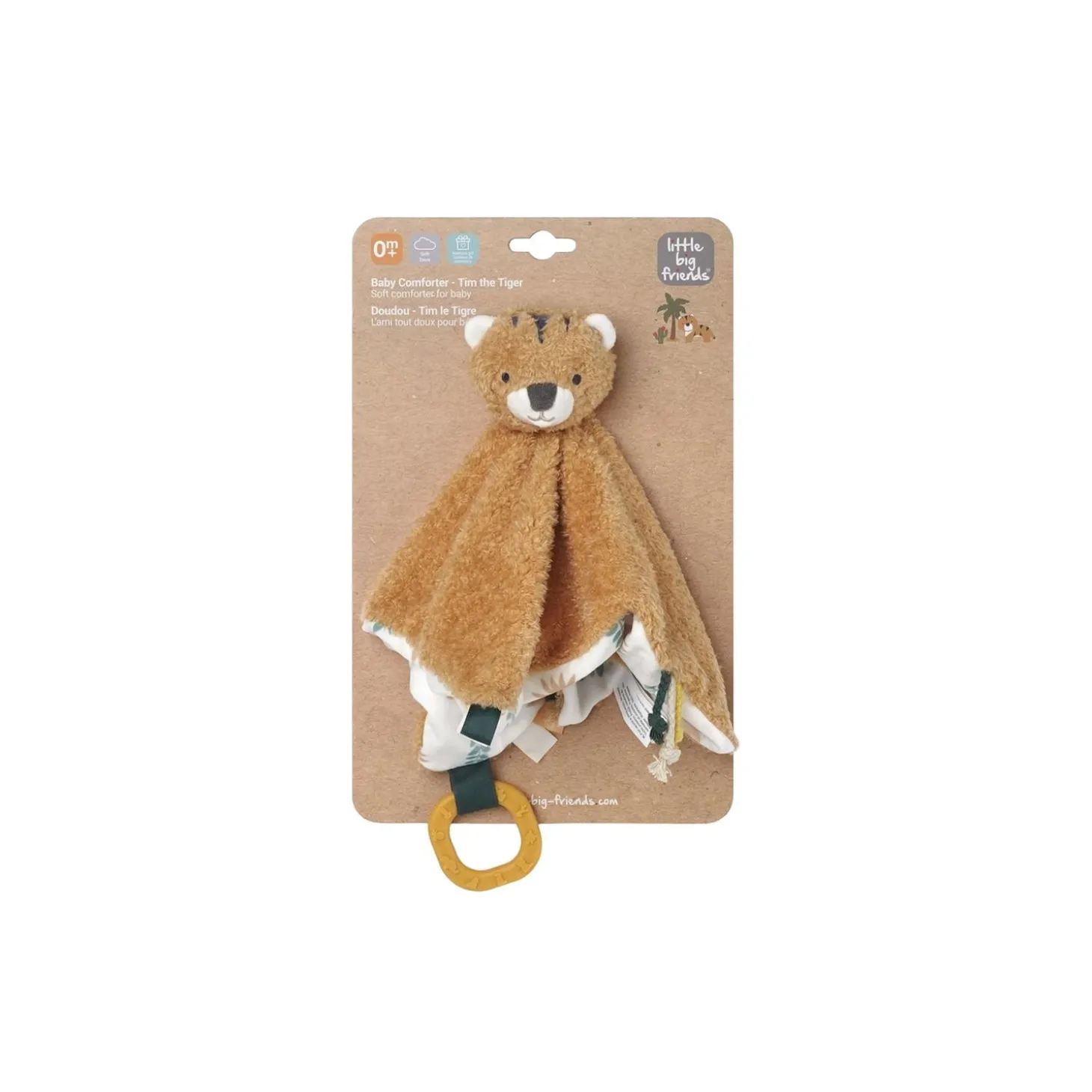 Little big friends Doudou Tim le Tigre Multicolore