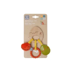 Little big friends                    Hochet en bois    Dino