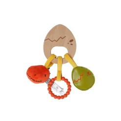 Little big friends                    Hochet en bois    Dino