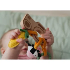 Little big friends                    Hochet en bois    Ferme