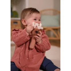 Little big friends Hochet pouêt Bruce l'Elan Multicolore