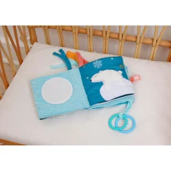 Little big friends                    Livre d'éveil en tissu 3 en 1 Océan