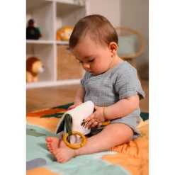 Little big friends                    Livre Tissu bébé  Jungle    Multicolore