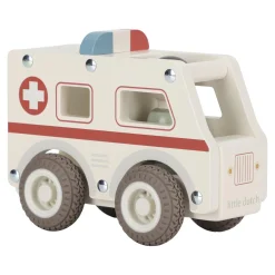 Little Dutch                    Ambulance en bois FSC     Multicolore
