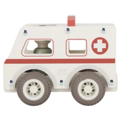 Little Dutch                    Ambulance en bois FSC     Multicolore