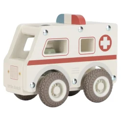 Little Dutch                    Ambulance en bois FSC     Multicolore