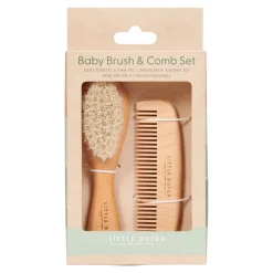 Little Dutch Bébé Brosse et Peigne Ensemble Marron