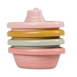 Little Dutch                    Bâteaux de bain à empiler    Rose