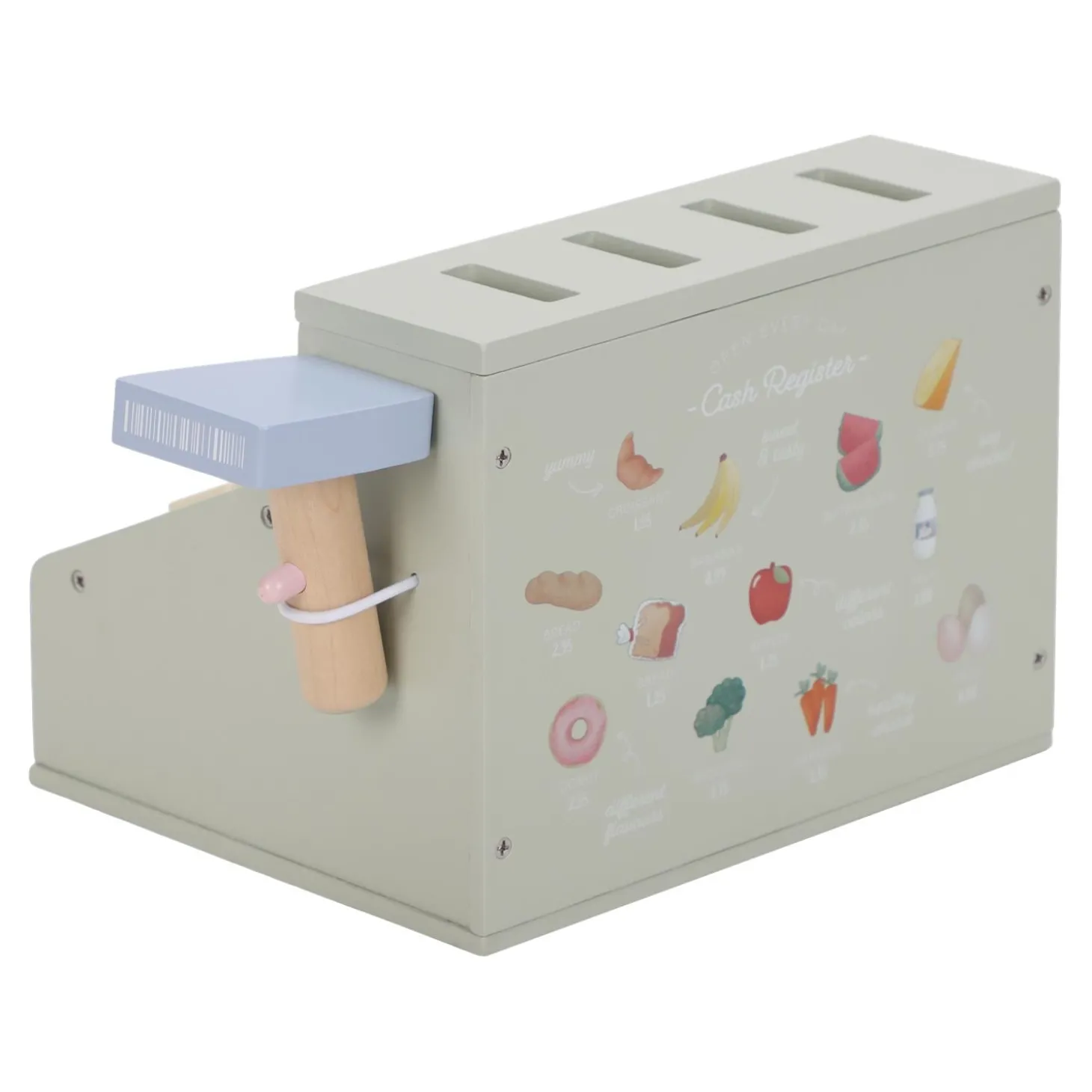 Little Dutch Caisse enregistreuse en bois FSC Multicolore