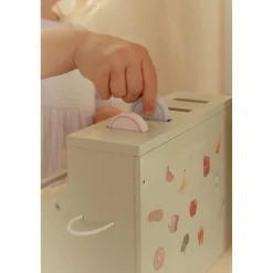 Little Dutch Caisse enregistreuse en bois FSC Multicolore