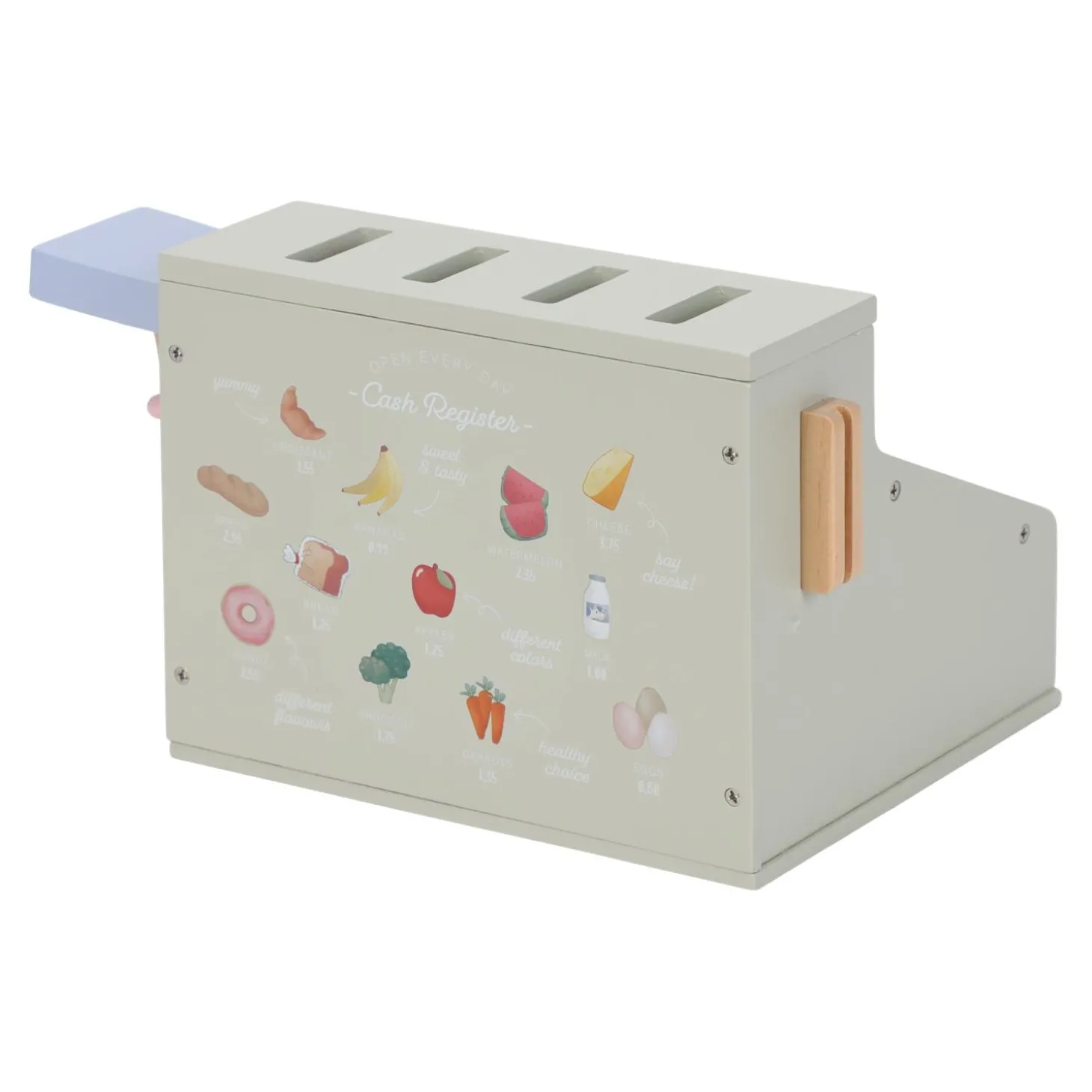 Little Dutch Caisse enregistreuse en bois FSC Multicolore