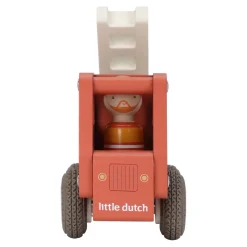 Little Dutch Camion de pompiers 1er âge en bois FSC Multicolore
