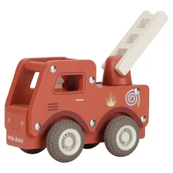 Little Dutch Camion de pompiers 1er âge en bois FSC Multicolore