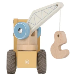 Little Dutch Camion grue en bois FSC Multicolore