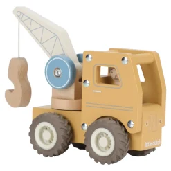Little Dutch Camion grue en bois FSC Multicolore