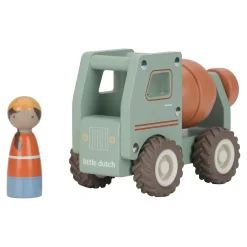 Little Dutch                    Camion toupie en bois FSC     Multicolore