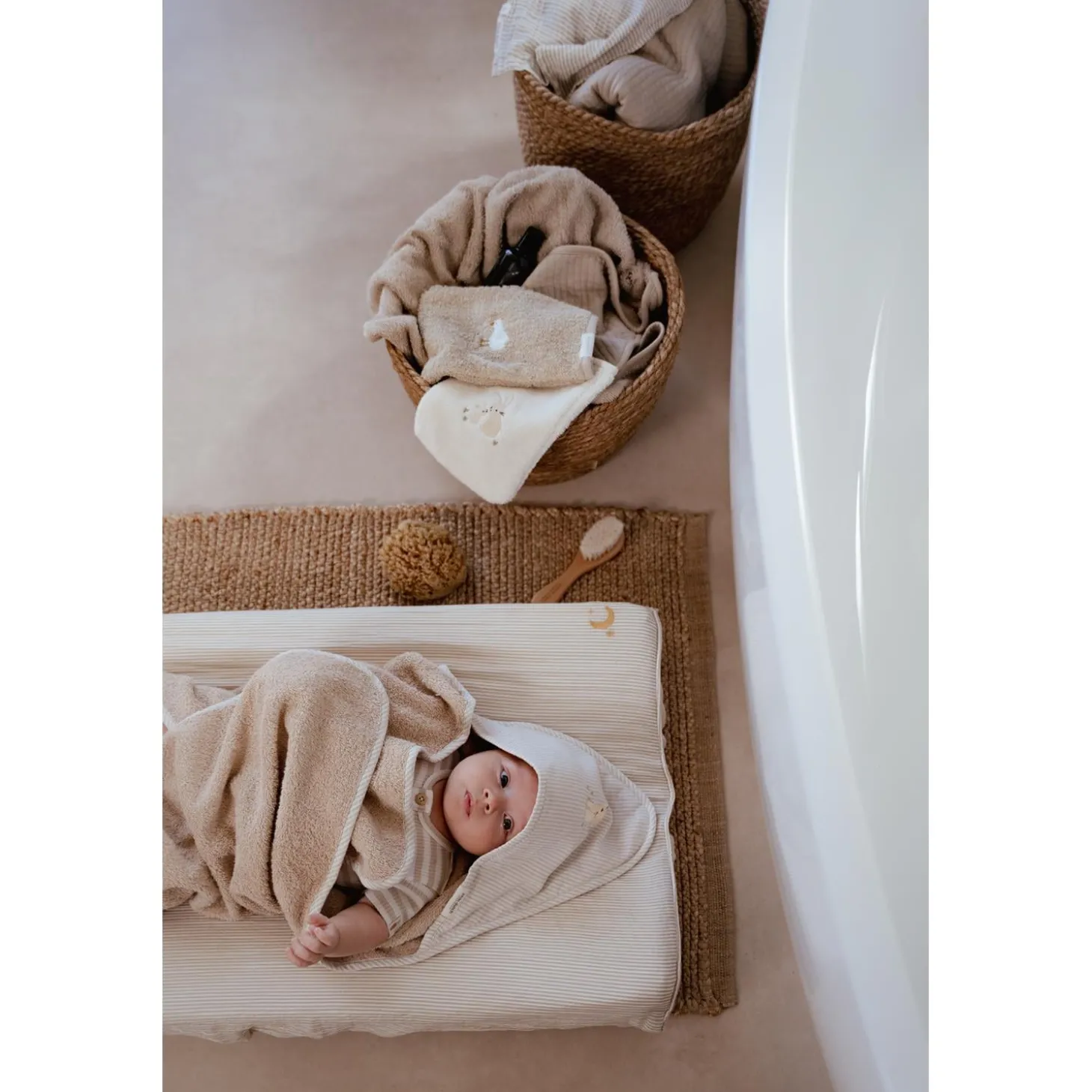 Little Dutch Cape de bain Baby Bunny 75x75 cm