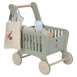 Little Dutch                    Chariot de courses en bois FSC     Multicolore