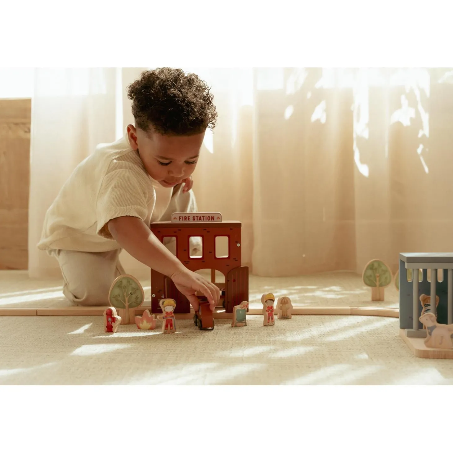 Little Dutch Commissariat de police en bois FSC Multicolore