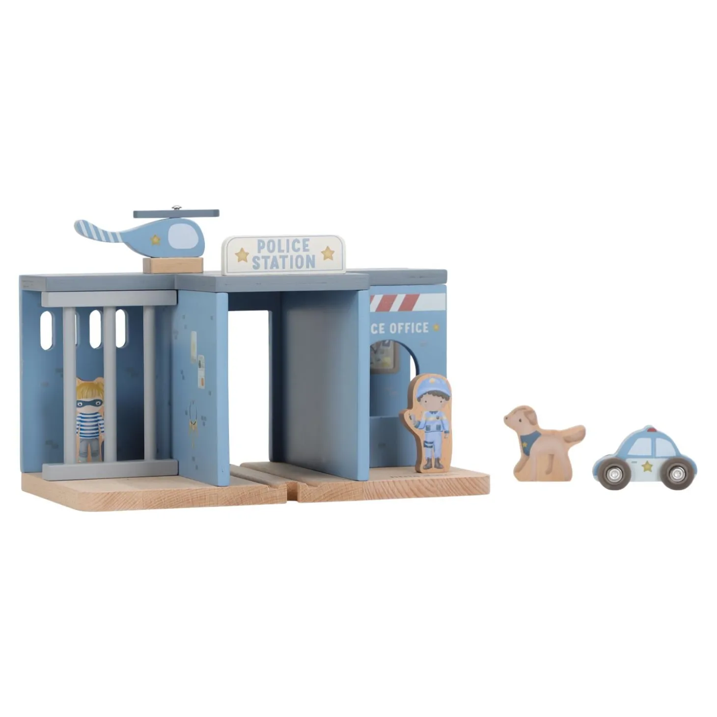 Little Dutch Commissariat de police en bois FSC Multicolore