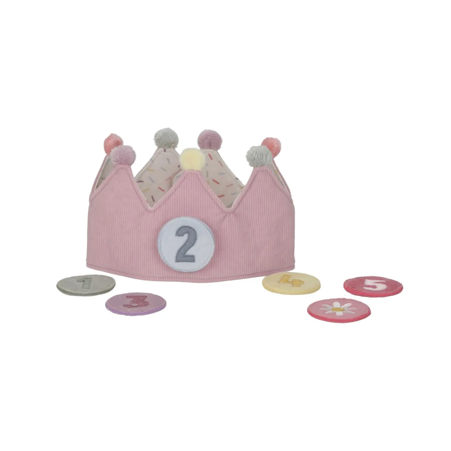 Little Dutch Couronne d’anniversaire avec chiffres Vert Olive foncé