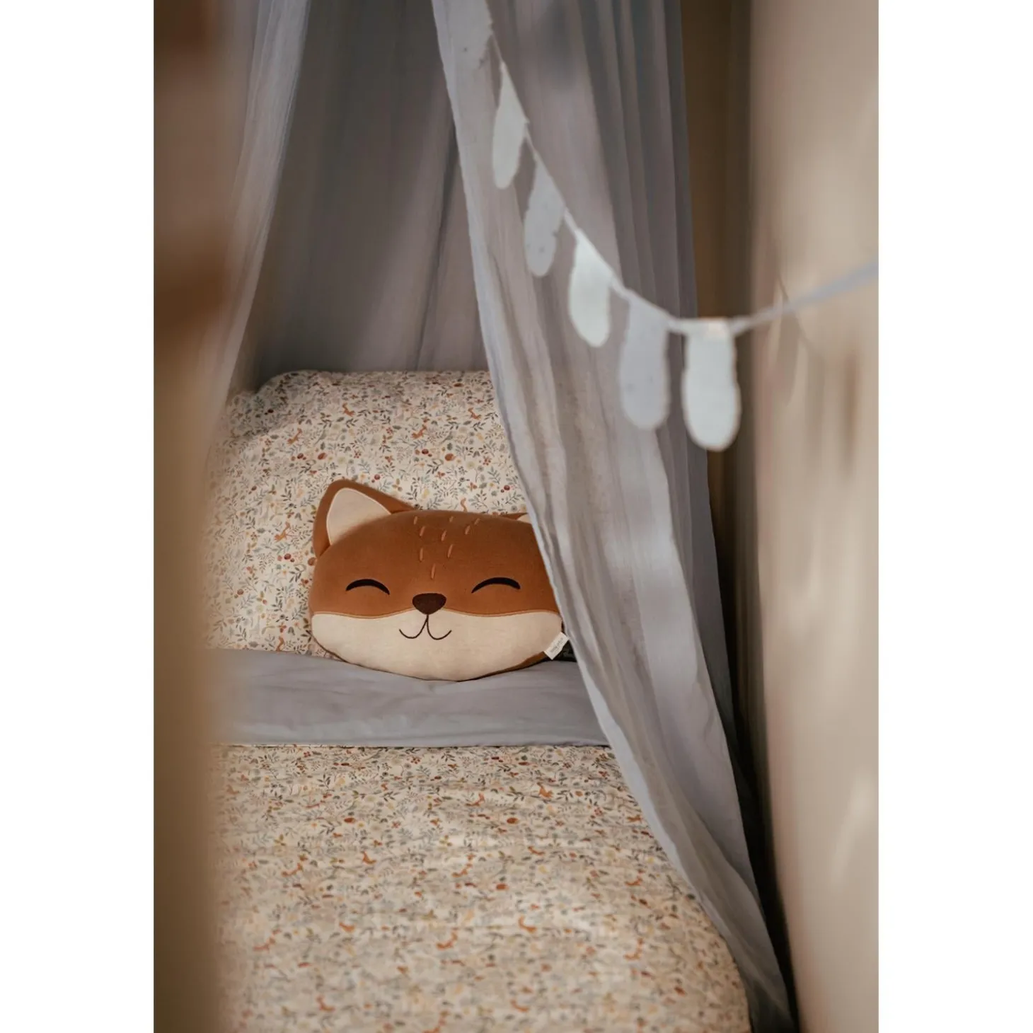 Little Dutch Coussin tricoté Renard Forest Friends