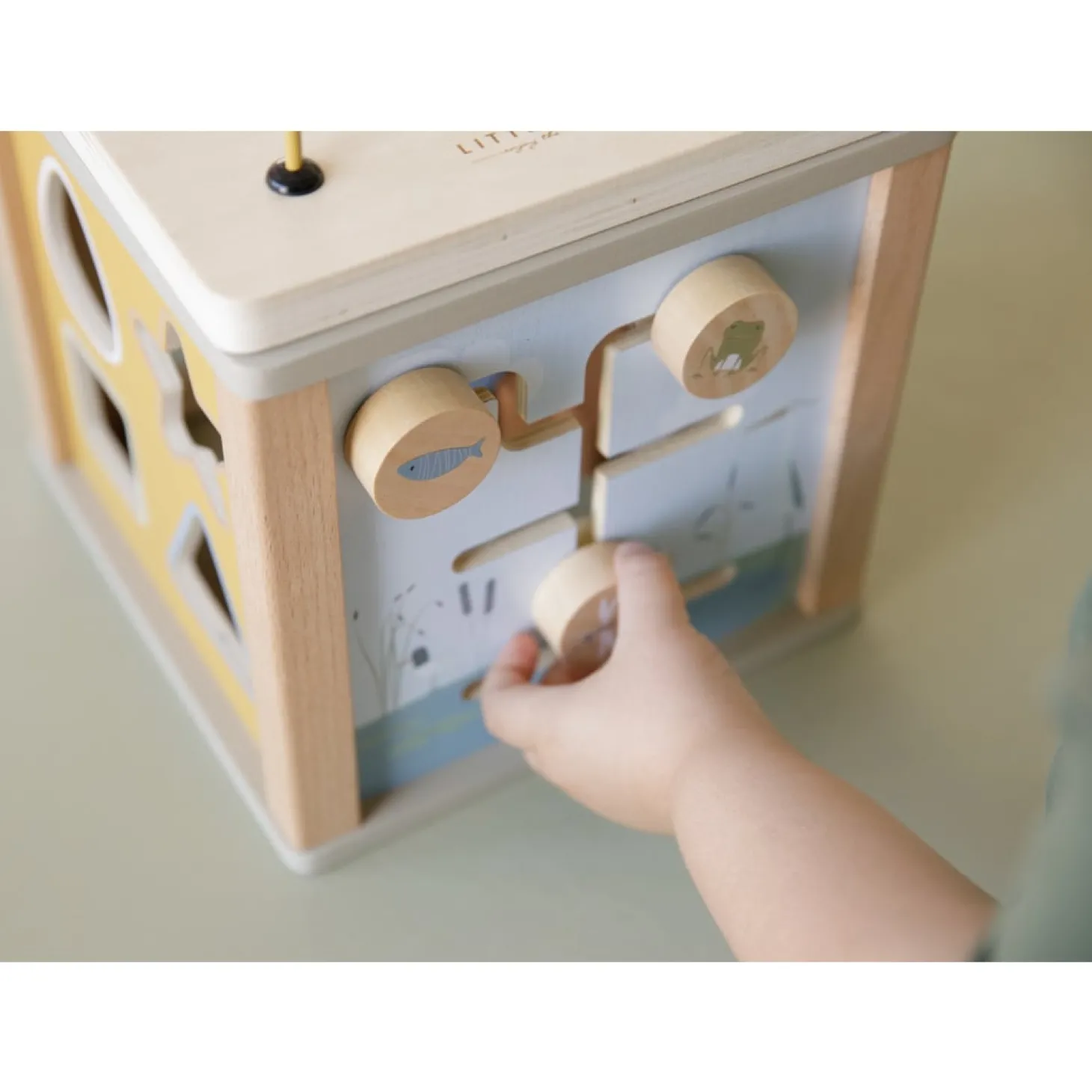 Little Dutch Cube d'activité en bois FSC - Little Goose Multicolore