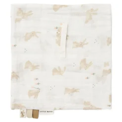Little Dutch                    Doudou attachetétine en gaze de coton    Baby Bunny Blanc